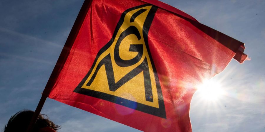 Das Logo der IG Metall: Die Gewerkschaft fordert ein 8-prozentiges Lohnplus.