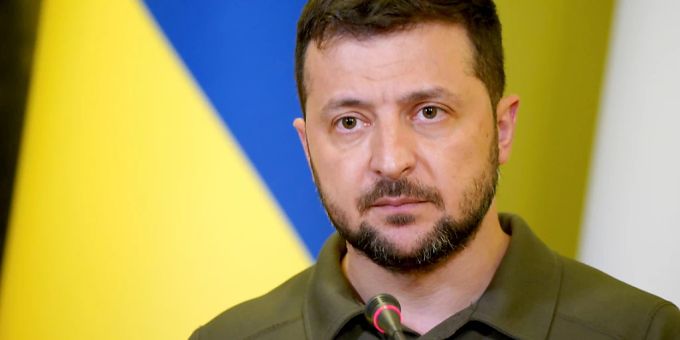 Wolodymyr Selenskyj, Präsident der Ukraine. ukraine krieg