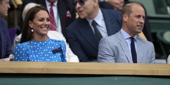 Prinz William und Kate am Dienstag in Wimbledon. prinz william