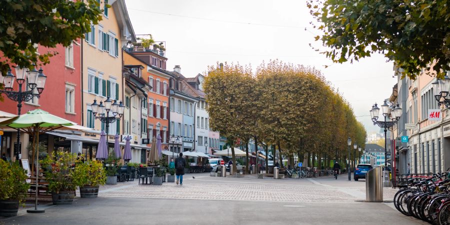 Oberer Graben in Winterthur.