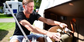 Camper Gasflasche Campmobil Wohnwagen