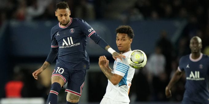 Neymar ist in Form: Auch im Spitzenkampf PSG gegen Marseille traf der Brasilianer. Neymar