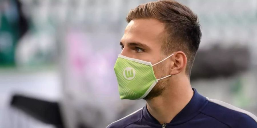 Wurde positiv auf das Coronavirus getestet: Wolfsburg Marin Pongracic. Foto: Swen Pförtner/dpa