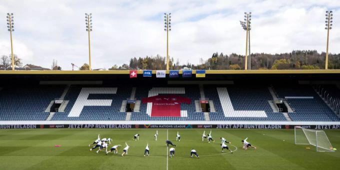 Die Schweizer Nati trifft morgen in der Swissporarena auf die Ukraine. Schweizer Nati
