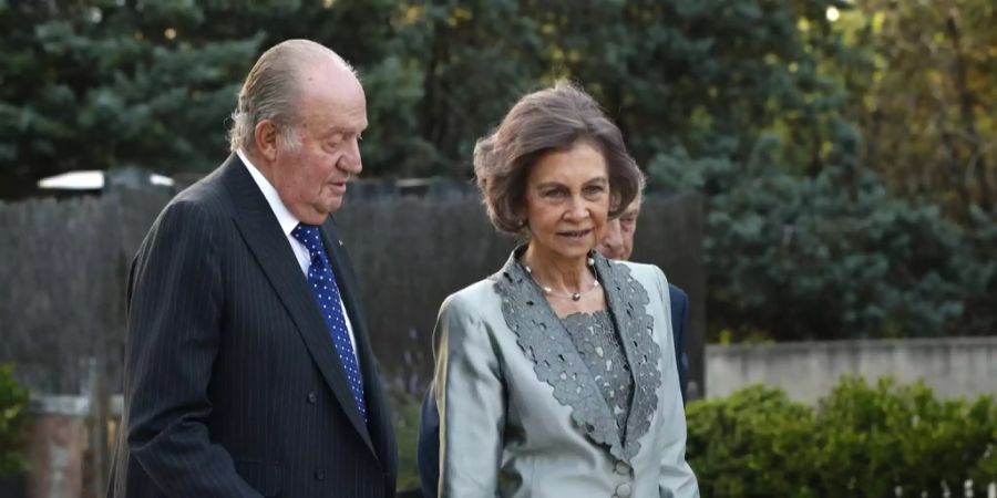 Der Spanische Alt-König Juan Carlos I. und seine Gattin Sofia im Jahr 2017.