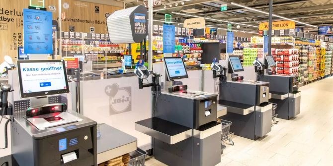 Lidl Self Checkout Kassen