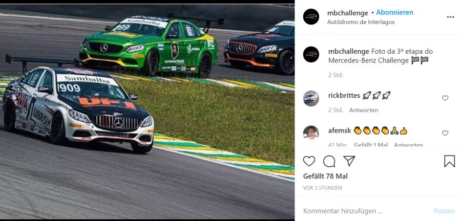Der Vorfall endete glimpflich, die Mercedes-Piloten konnten den Mini umfahren.