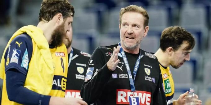 Trainer Martin Schwalb vermied mit den Rhein-Neckar Löwen einen weiteren Rückschlag in der Handball-Bundesliga. Foto: Uwe Anspach/dpa Trainer Martin Schwalb vermied mit den Rhein-Neckar Löwen einen weiteren Rückschlag in der Handball-Bundesliga. Foto: Uwe Anspach/dpa