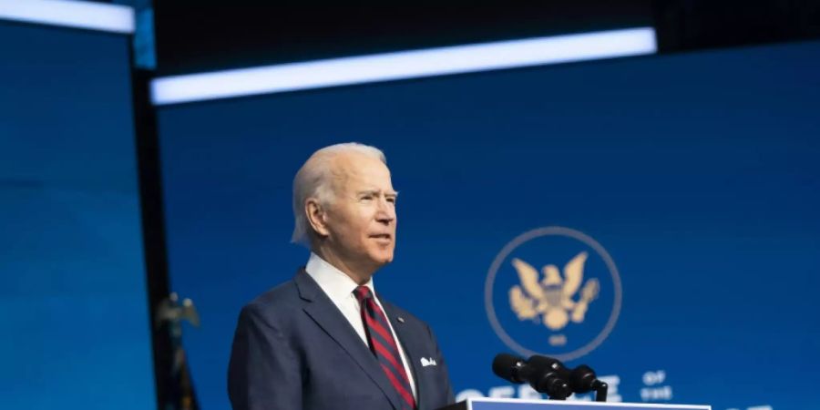 Joe Biden bei seiner Umweltrede in Wilmington