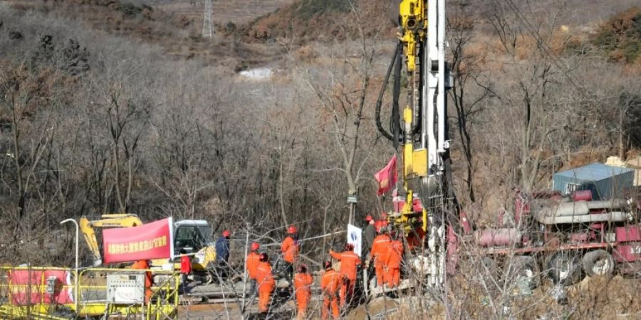 Rettungseinsatz in Qixia