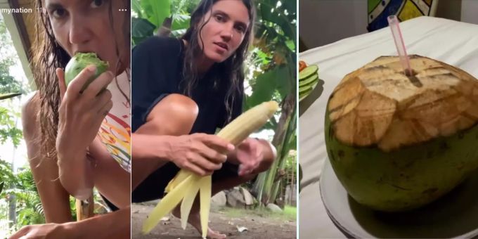 Tamy Glauser lebt auf Bali von Avocado, Mais und Kokosnuss. tamy glauser