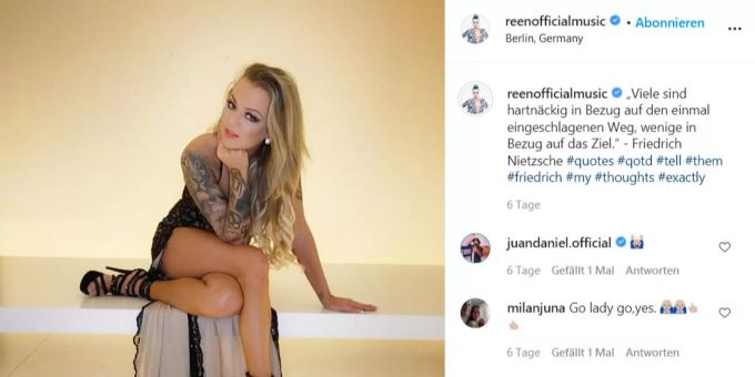 Doreen Steinert bezeichnet sich selber als Künstlerin Reen. Doreen Steinert