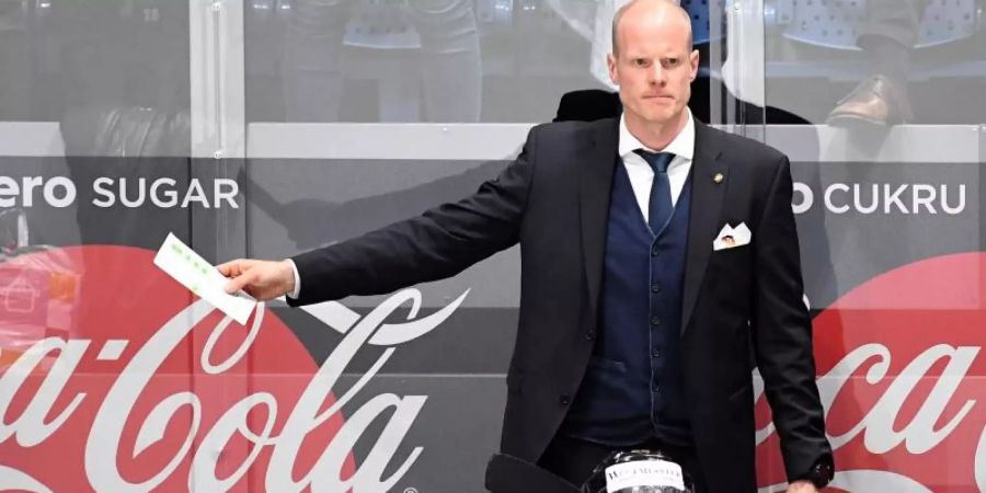 Söderholm trifft mit der DEB-Auswahl zum Auftakt der Eishockey-WM auf Italien. Foto: Monika Skolimowska/zb/dpa
