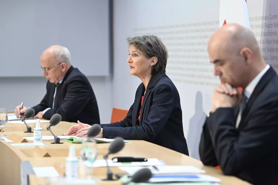 MK, MEDIENKONFERENZ, PRESSEKONFERENZ, BUNDESRAT,