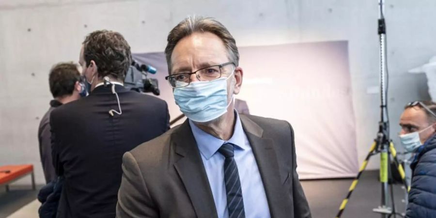 Holger Münch, BKA-Präsident, kommt zur öffentlichen Sitzung des Bundestags-Untersuchungsausschusses zum Anschlag am Breitscheidplatz. Foto: Fabian Sommer/dpa