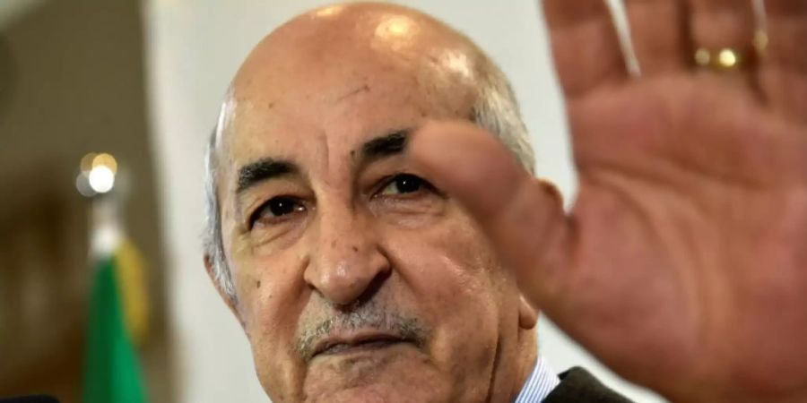 Tebboune im Dezember 2019