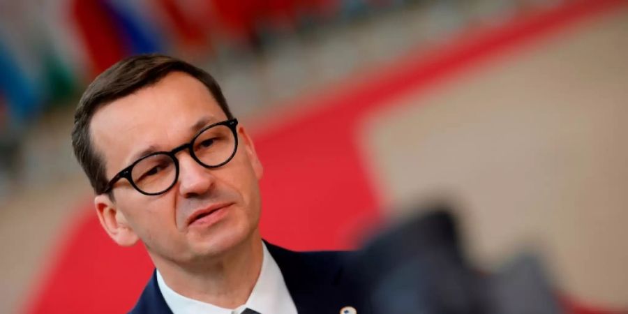 Polens Regierungschef Mateusz Morawiecki im Juni