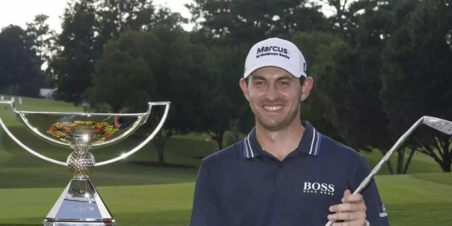 Golfer Patrick Cantlay ist nun 15 Millionen US-Dollar reicher. Foto: Brynn Anderson/AP/dpa