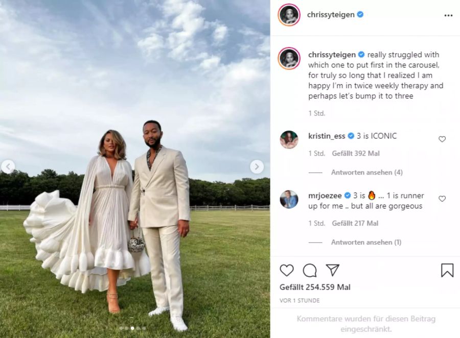 Meghan-Unterstützerin Chrissy Teigen und Musiker-Ehemann John Legend waren auch eingeladen.