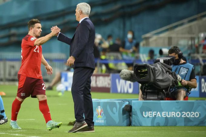 Xherdan Shaqiri und Vladimir Petkovic sind jetzt Gegner in der Ligue 1. Xherdan Shaqiri