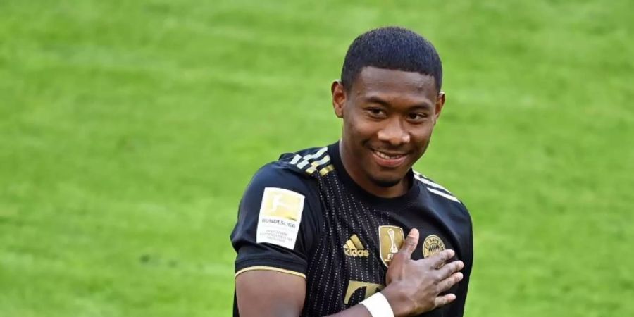 Wurde positiv auf Corona getestet: David Alaba. Foto: Sven Hoppe/dpa-Pool/dpa