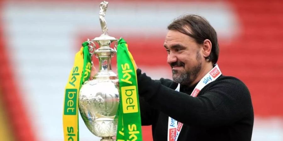 Daniel Farke wurde mit Norwich City in der Vorsaison Zweitliga-Meister und stieg in die Premier League auf. Foto: Mike Egerton/PA Wire/dpa