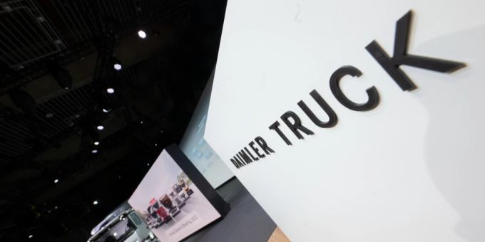 Daimler Truck hat sich das ehrgeizige Ziel gesetzt, durch den Einsatz und Verkauf von Elektro-Lastwagen beträchtliche Gewinne zu erzielen. (Archivbild) daimler truck china