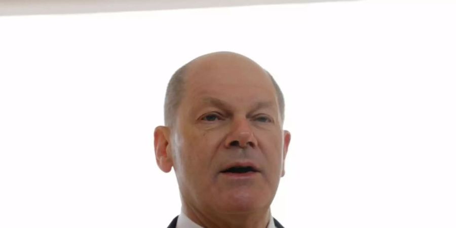 Bundesfinanzminister Olaf Scholz beim Treffen der Euro-Finanzminister in Lissabon. Foto: Armando Franca/AP/dpa