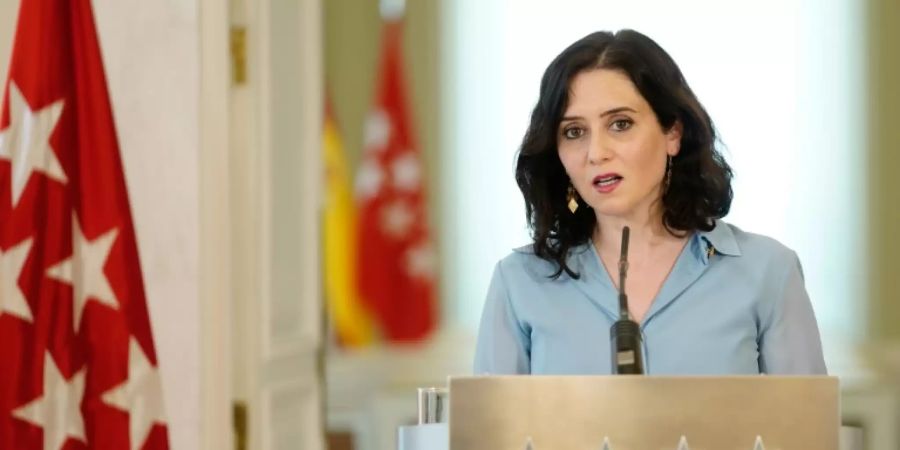 Regionalpräsidentin Díaz Ayuso