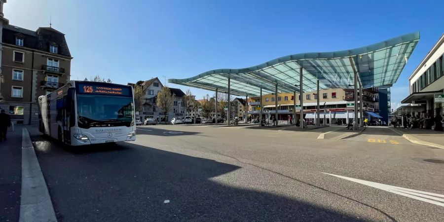 Der Bahnhof der Gemeinde Wädenswil.