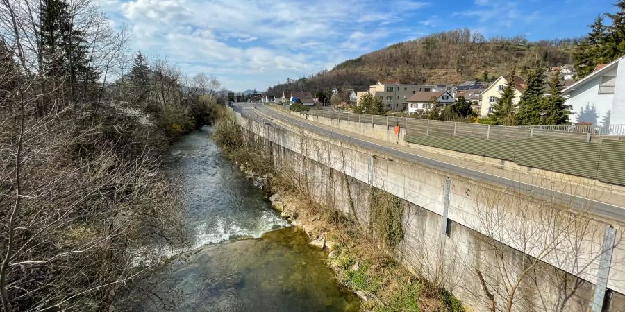 Die Ortschaft Lausen.