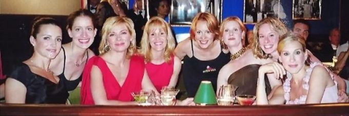 Der Cast von «Sex and the City» mit ihren Doubles. Sex and the city