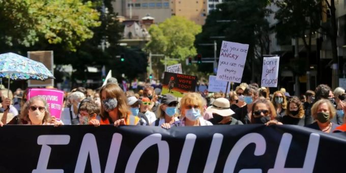 Frauenprotest in Sydney Frauenprotest in Sydney