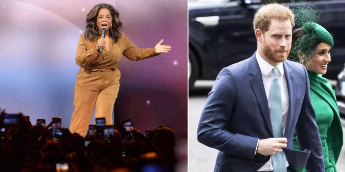Oprah Winfrey blickt auf eine schwierige Kindheit zurück. oprah winfrey meghan markle