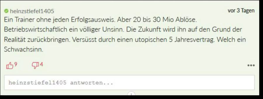 Einige Nau.ch-Leser finden, dass Nagelsmann ann nicht zum FC Bayern passt.