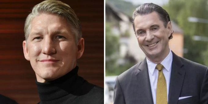 Der deutsche Ex-Fussballprofi Bastian Schweinsteiger (36) und der Schweizer Bestseller-Autor Martin Suter (73). Bastian Schweinsteiger Martin Suter