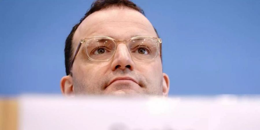 Bundesgesundheitsminister Jens Spahn während einer Pressekonferenz in Berlin. Foto: Kay Nietfeld/dpa