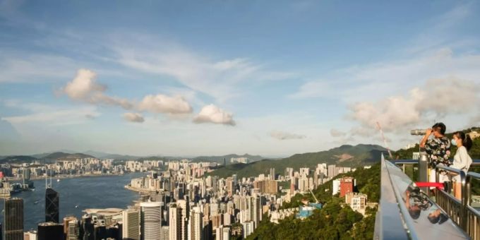 Blick auf Hongkong Hongkong