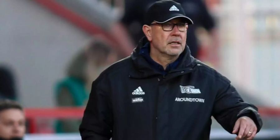 Ist mit Union Berlin beim FC Bayern gefordert: Trainer Urs Fischer. Foto: Andreas Gora/dpa POOL/dpa