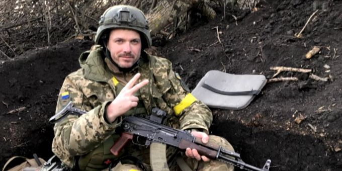 Ein Bild aus der Ukraine von der Front: Der Schweizer Jérôme reiste das erste Mal im September 2022 für den Krieg in das Land.