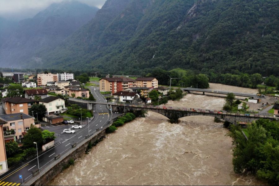 Im Kanton Graubünden gilt sogar die Warnstufe 4.