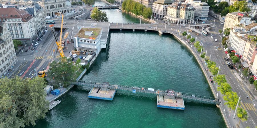 Die Brücke soll im November wieder aufgebaut werden.