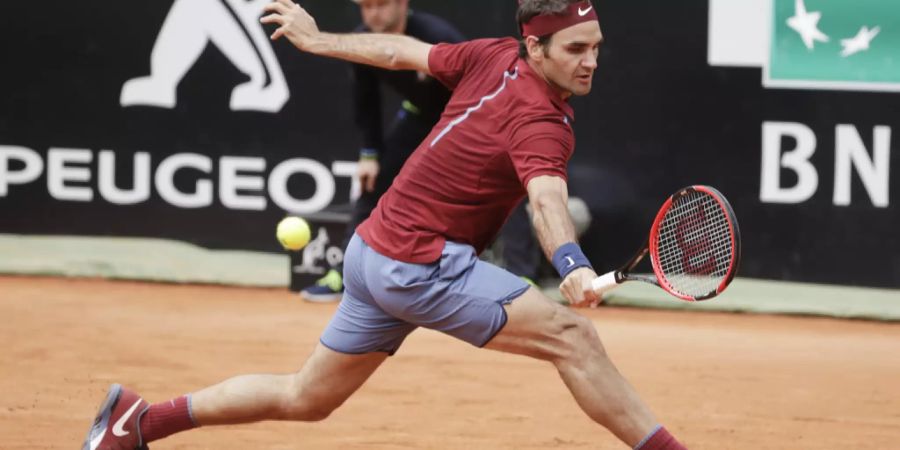 Roger Federer in Rom