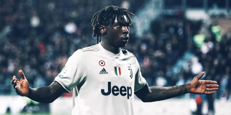 Moise Kean Cagliari Juventus