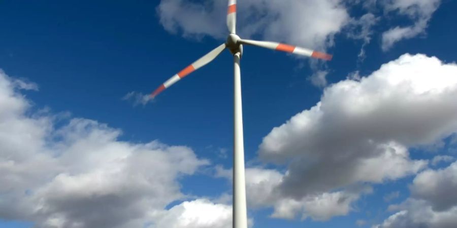 Windrad in Hessen