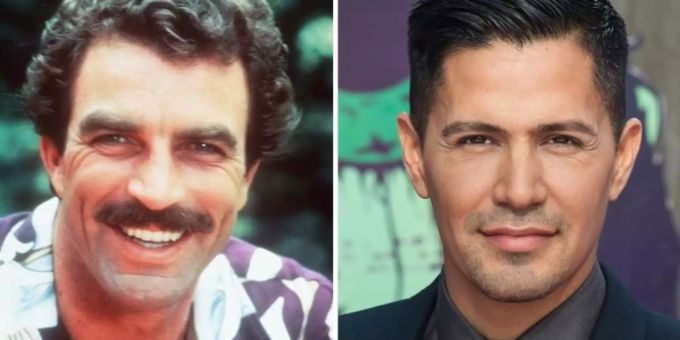 Tom Selleck (l) und Schauspieler Jay Hernandez. Fotos: Goldschmidt/Will Oliver Foto: Goldschmidt/Will Oliver Tom Selleck (l) und Schauspieler Jay Hernandez. Fotos: Goldschmidt/Will Oliver Foto: Goldschmidt/Will Oliver