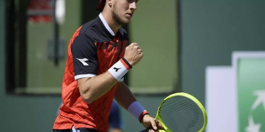 Steht in Barcelona in der zweiten Runde: Jan-Lennard Struff. Foto: Mark J. Terrill/AP
