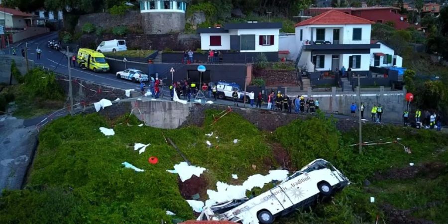Merkel bestürzt nach Busunglück auf Madeira