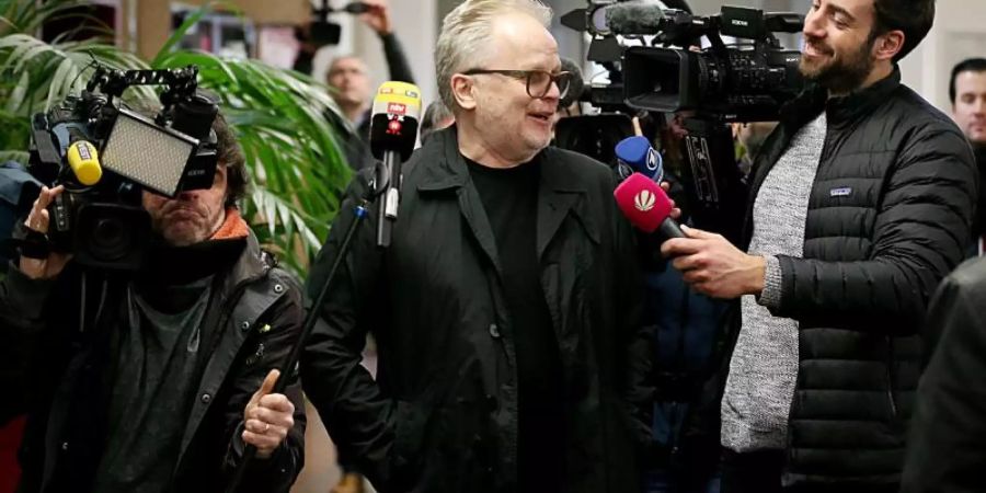 Herbert Grönemeyer kommt ins Landgericht. Foto: Oliver Berg