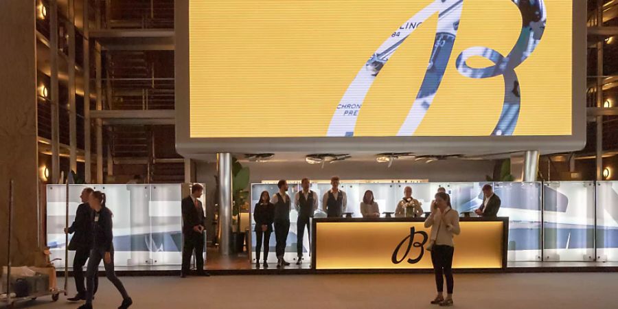 Der Stand von Breitling an der diesjährigen Schmuck- und Uhrenmesse in Basel.